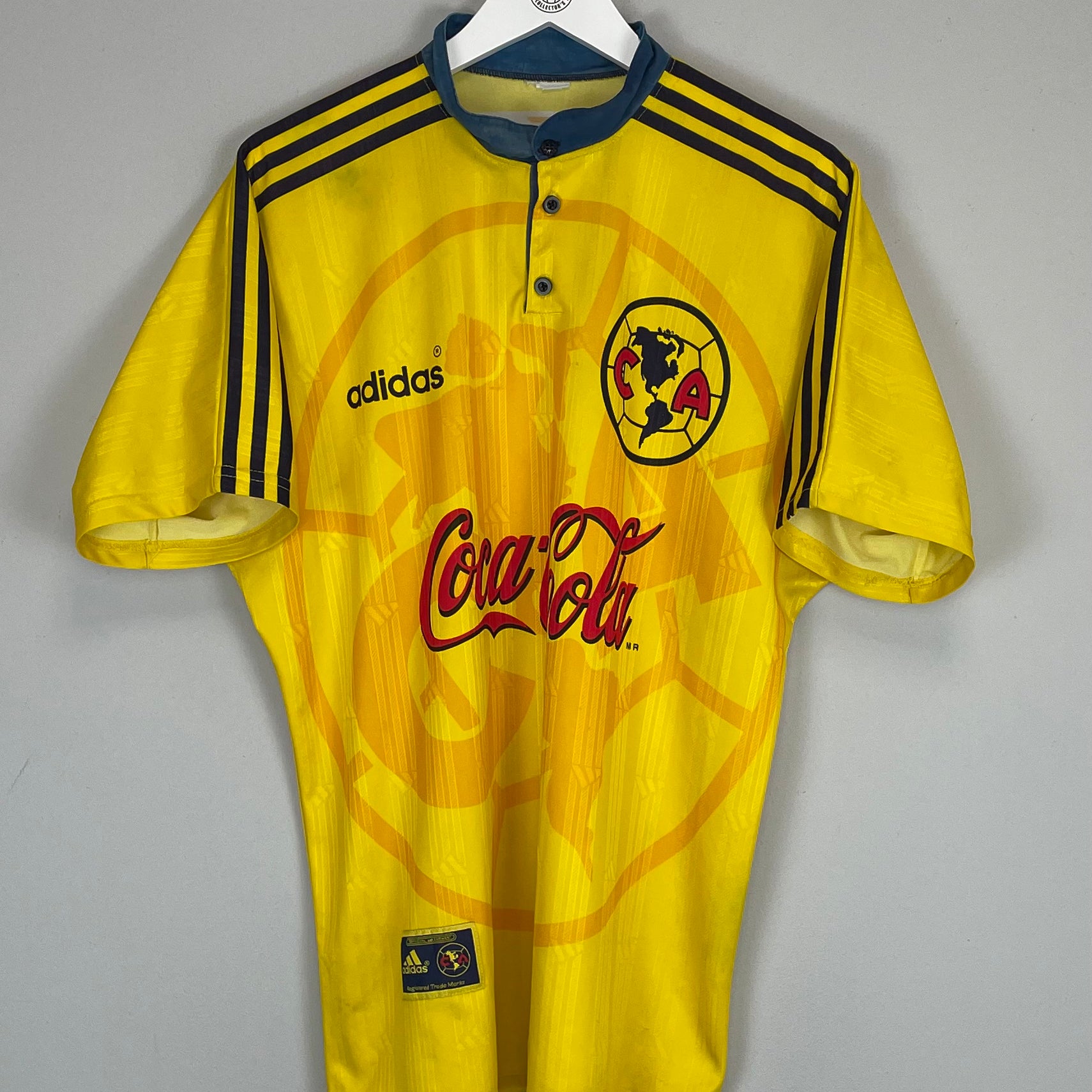 Shop 1996/99 CLUB AMERICA HOME SHIRT (L) ADIDAS, classic football shirts, vintage football shirts & retro soccer jerseys at Cult Kits