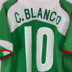 Shop 2004/06 MEXICO C.BLANCO #10 HOME SHIRT (L) NIKE, classic football shirts, vintage football shirts & retro soccer jerseys at Cult Kits