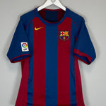Shop 2004/05 BARCELONA MESSI #10 HOME SHIRT (S) NIKE, classic football shirts, vintage football shirts & retro soccer jerseys at Cult Kits