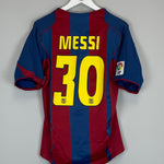 Shop 2004/05 BARCELONA MESSI #10 HOME SHIRT (S) NIKE, classic football shirts, vintage football shirts & retro soccer jerseys at Cult Kits