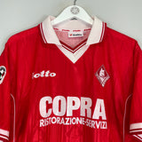 1998/99 PIACENZA VIERCHWOD #5 *MATCH ISSUE* HOME SHIRT (XL) LOTTO