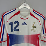 2006 FRANCE HENRY #12 AWAY SHIRT (M) ADIDAS