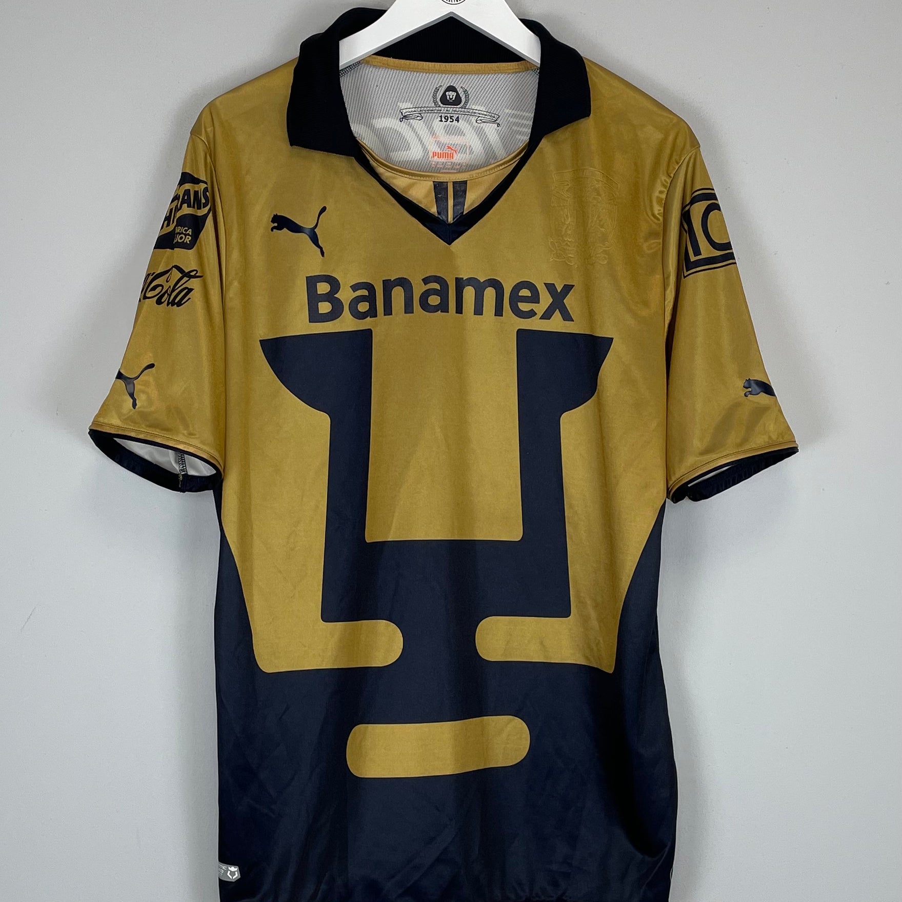 Shop 2013/14 UNAM PUMAS AWAY SHIRT (XL) PUMA, classic football shirts, vintage football shirts & retro soccer jerseys at Cult Kits