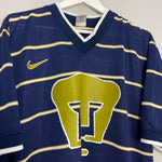 Shop 1997/98 UNAM PUMAS HOME SHIRT (L) NIKE, classic football shirts, vintage football shirts & retro soccer jerseys at Cult Kits