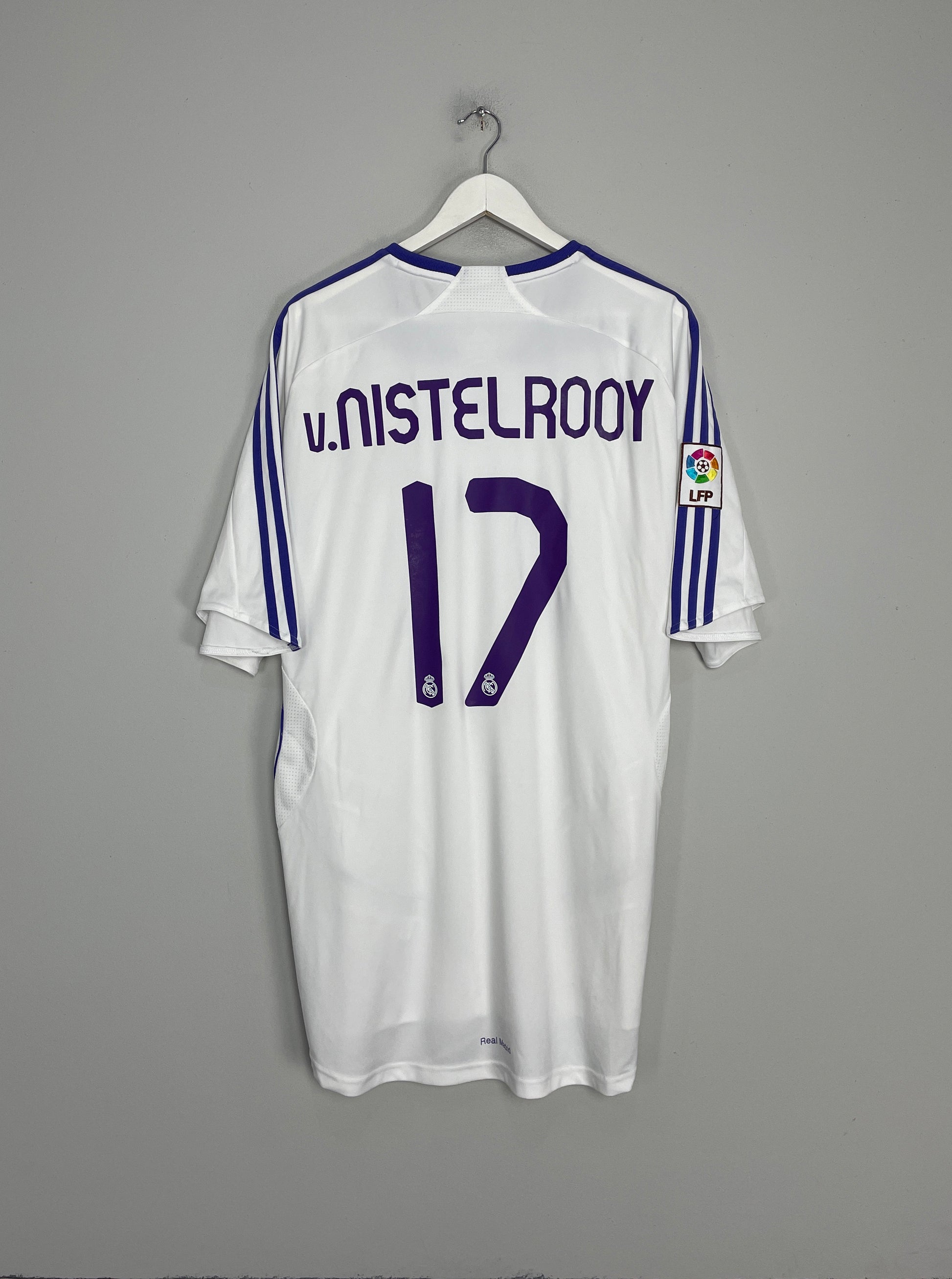 2007/08 REAL MADRID V.NISTELROOY #17 HOME SHIRT (XXL) ADIDAS