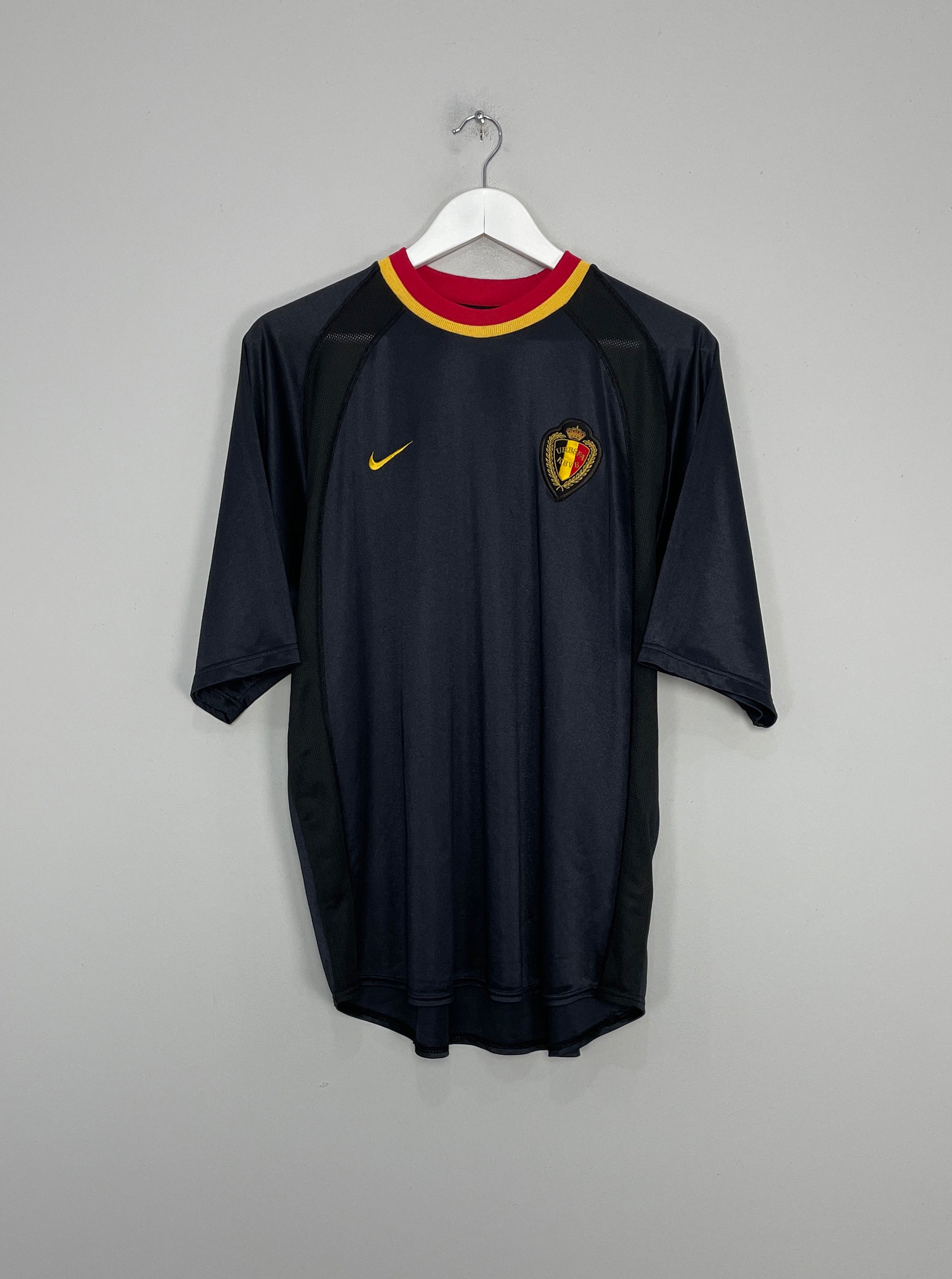 Shop 2000/02 BELGIUM AWAY SHIRT (L) NIKE, classic football shirts, vintage football shirts & retro soccer jerseys at Cult Kits