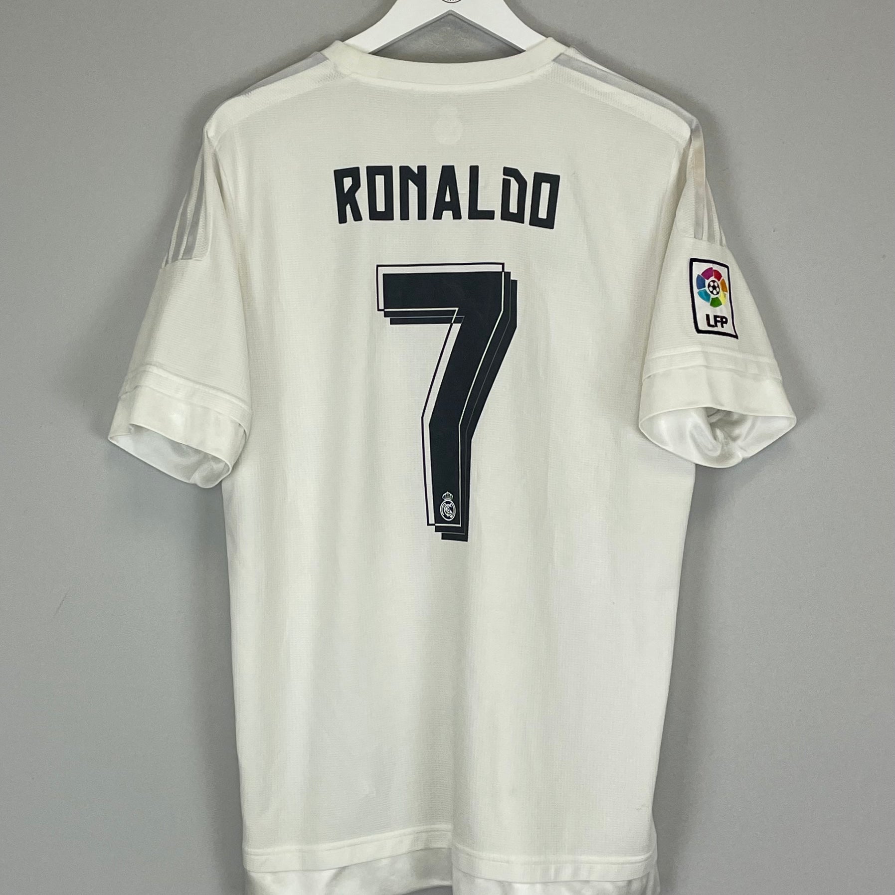 Shop 2015/16 REAL MADRID RONALDO #7 HOME SHIRT (XL) ADIDAS, classic football shirts, vintage football shirts & retro soccer jerseys at Cult Kits
