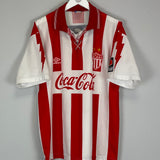 Shop 1995/96 NECAXA HOME SHIRT (L) UMBRO, classic football shirts, vintage football shirts & retro soccer jerseys at Cult Kits