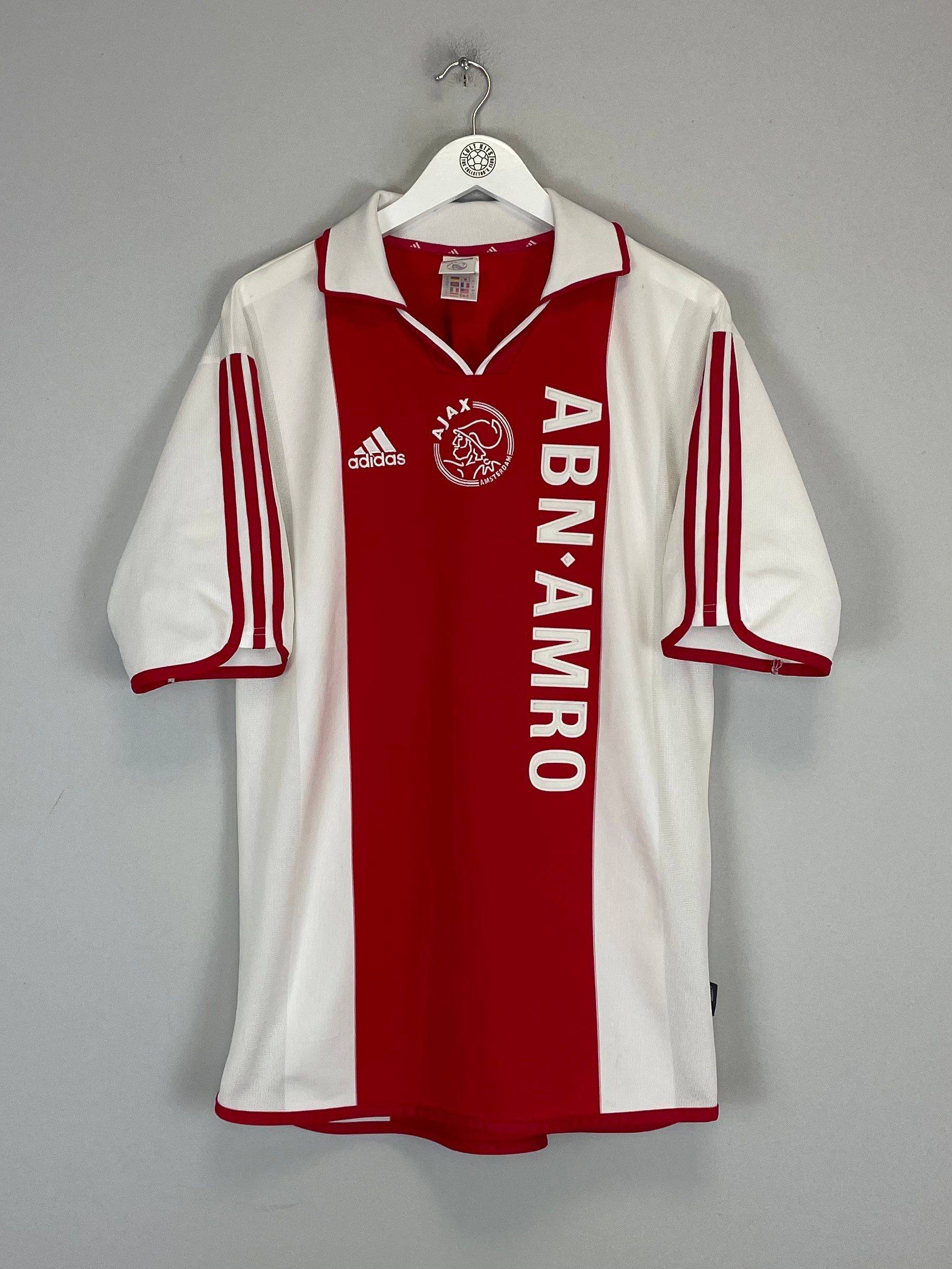 Shop 2000/01 AJAX VAN DER VAART #23 HOME SHIRT (XL) ADIDAS, classic football shirts, vintage football shirts & retro soccer jerseys at Cult Kits