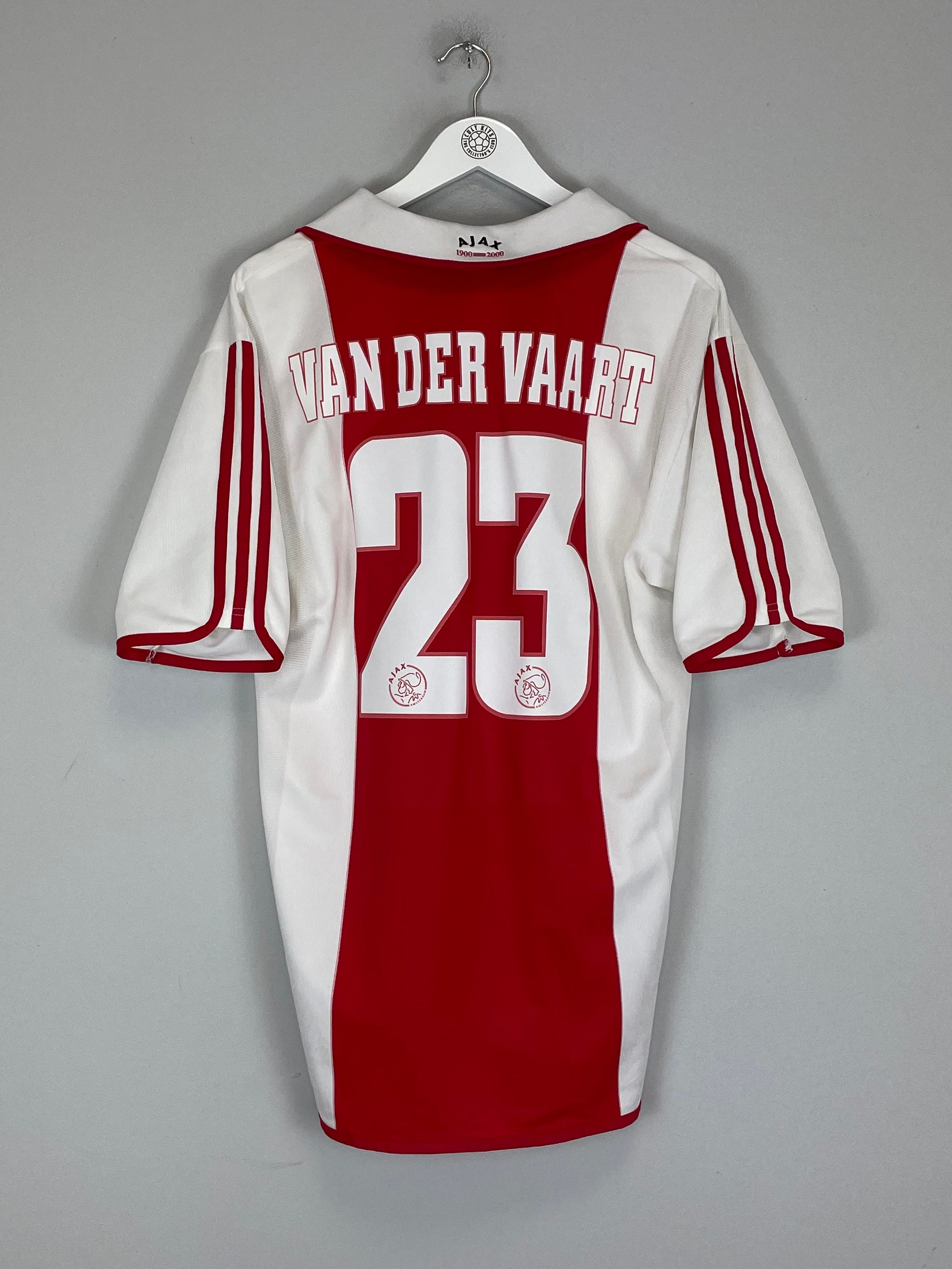 Shop 2000/01 AJAX VAN DER VAART #23 HOME SHIRT (XL) ADIDAS, classic football shirts, vintage football shirts & retro soccer jerseys at Cult Kits