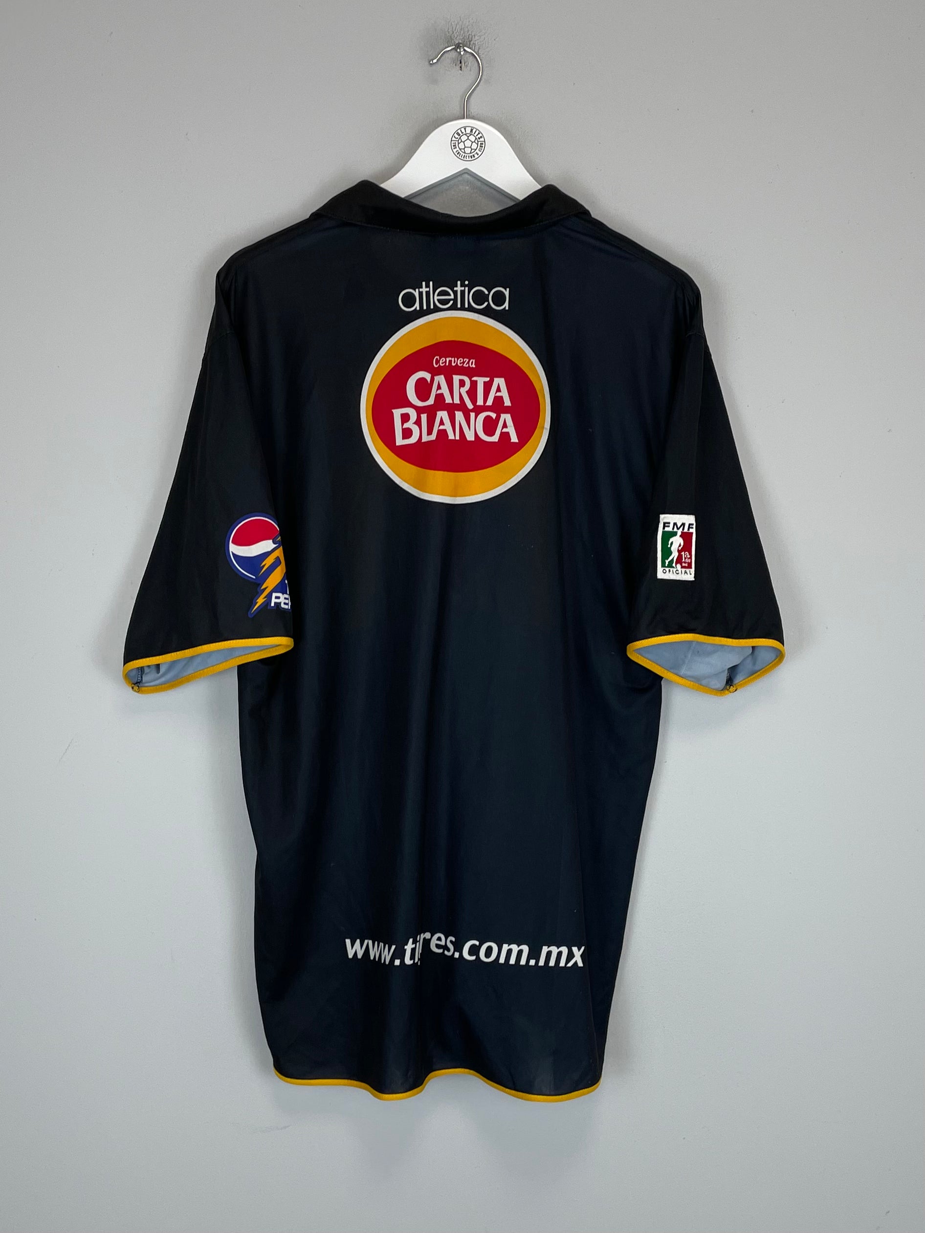 Shop 2003/04 TIGRES THIRD SHIRT (XL) ATLETICA, classic football shirts, vintage football shirts & retro soccer jerseys at Cult Kits