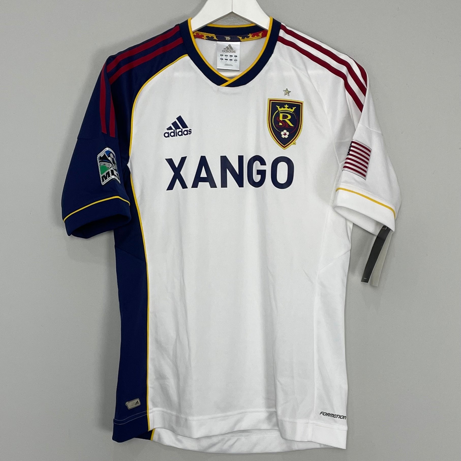 Shop 2012/13 REAL SALT LAKE *PLAYER ISSUE* BNWT AWAY SHIRT (M) ADIDAS, classic football shirts, vintage football shirts & retro soccer jerseys at Cult Kits