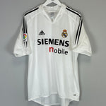 Shop 2004/05 REAL MADRID ZIDANE #5 HOME SHIRT (L) ADIDAS, classic football shirts, vintage football shirts & retro soccer jerseys at Cult Kits
