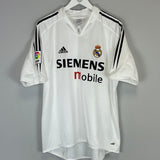 Shop 2004/05 REAL MADRID ZIDANE #5 HOME SHIRT (L) ADIDAS, classic football shirts, vintage football shirts & retro soccer jerseys at Cult Kits