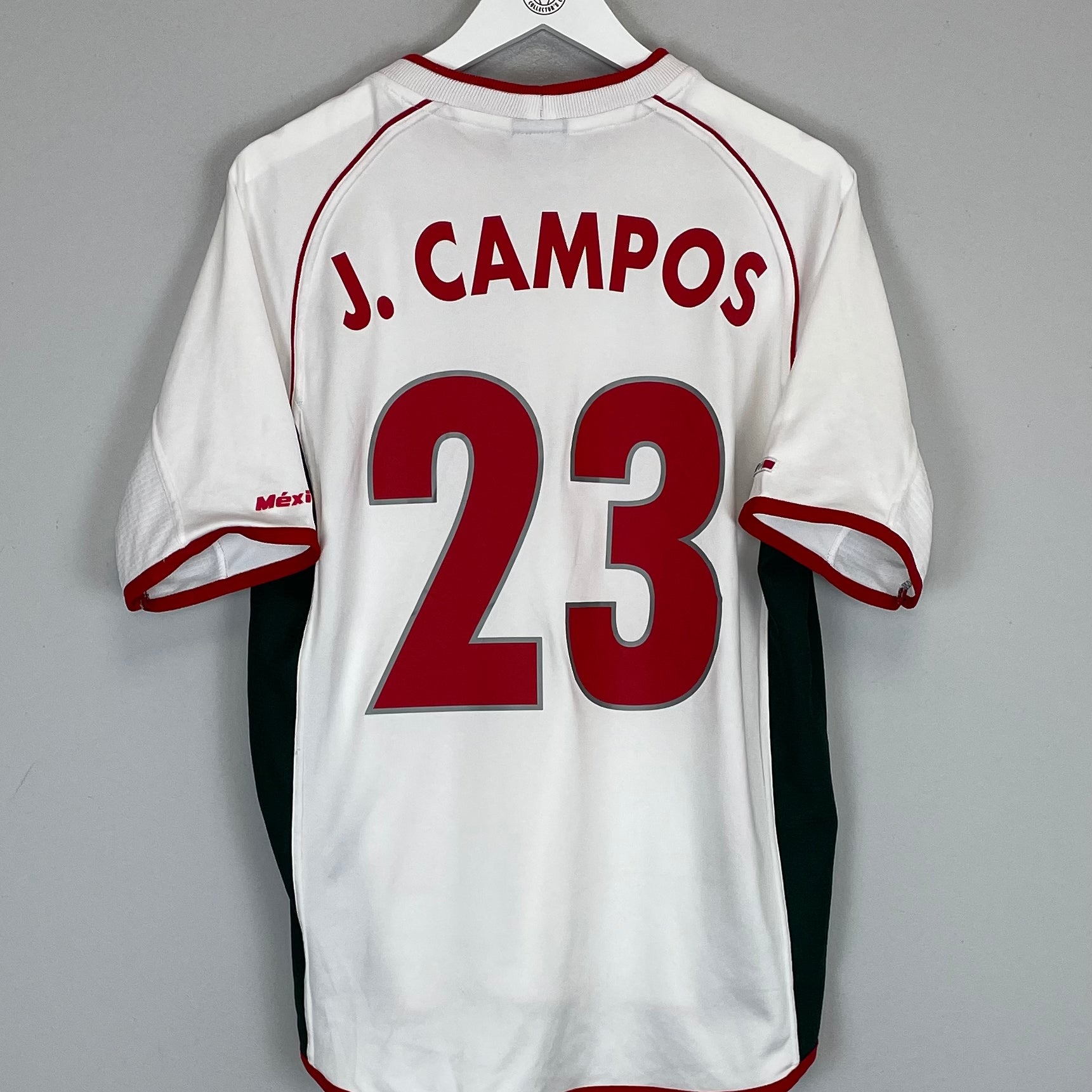 Shop 2001/02 MEXICO J.CAMPOS #23 AWAY SHIRT (L) ATLETICA, classic football shirts, vintage football shirts & retro soccer jerseys at Cult Kits