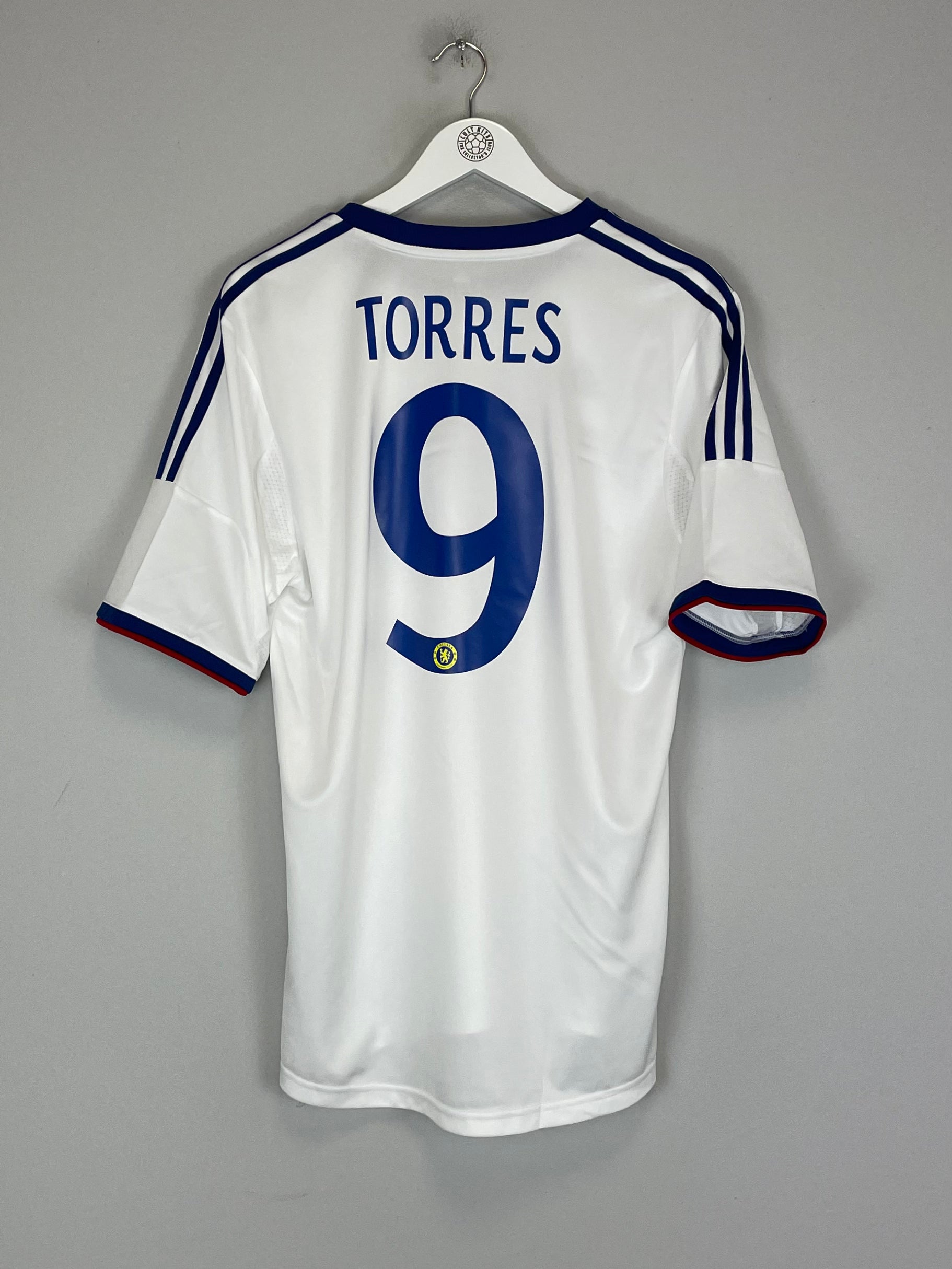 Shop 2013/14 CHELSEA TORRES #9 AWAY SHIRT (L) ADIDAS, classic football shirts, vintage football shirts & retro soccer jerseys at Cult Kits