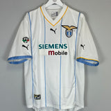 2001/02 LAZIO PANCARO #15 *MATCH ISSUE* AWAY SHIRT (XL) PUMA