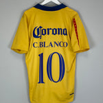 Shop 2006/07 CLUB AMERICA C.BLANCO #10 HOME SHIRT (L) NIKE, classic football shirts, vintage football shirts & retro soccer jerseys at Cult Kits