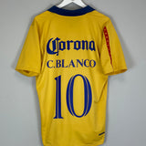 Shop 2006/07 CLUB AMERICA C.BLANCO #10 HOME SHIRT (L) NIKE, classic football shirts, vintage football shirts & retro soccer jerseys at Cult Kits