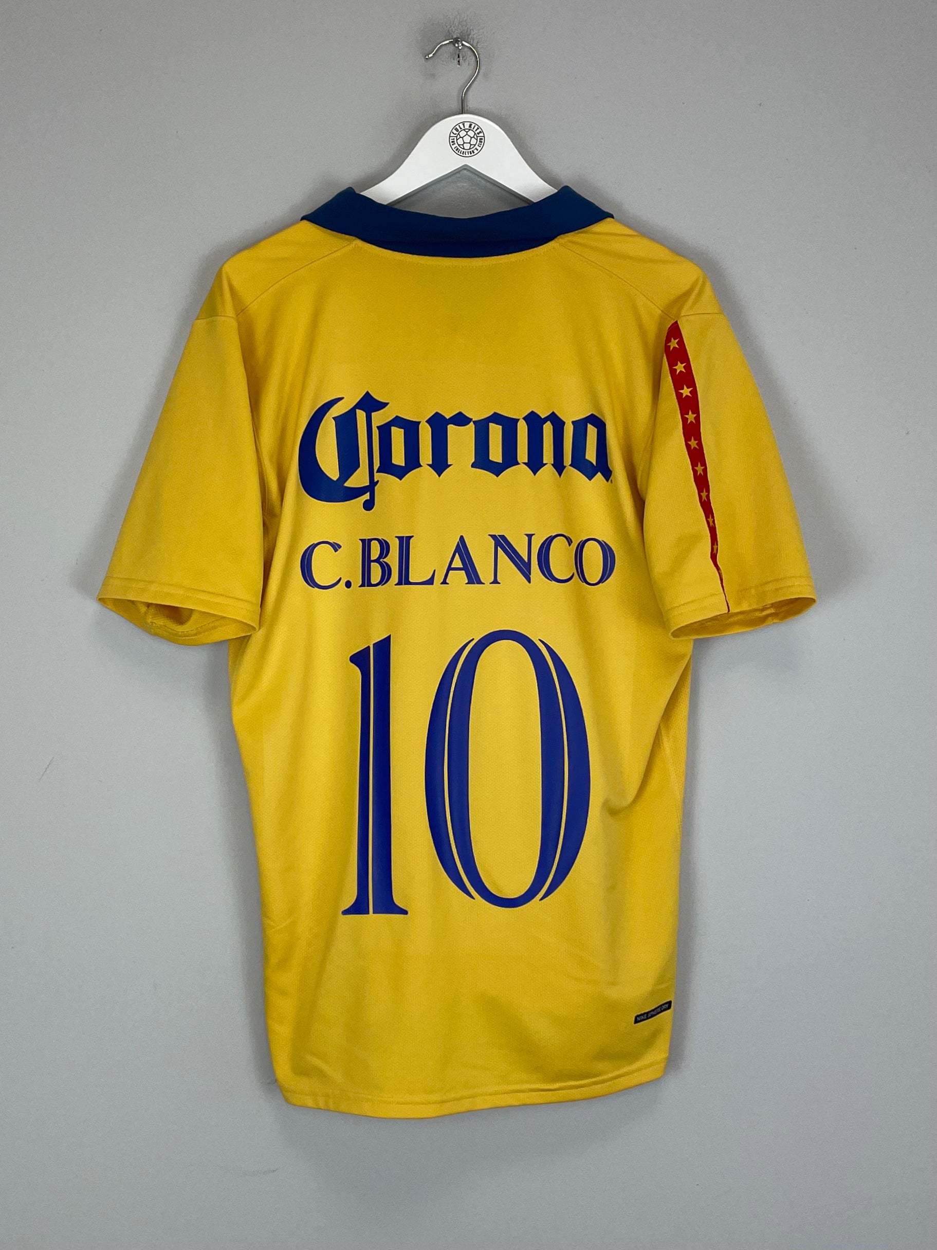 Shop 2006/07 CLUB AMERICA C.BLANCO #10 HOME SHIRT (L) NIKE, classic football shirts, vintage football shirts & retro soccer jerseys at Cult Kits