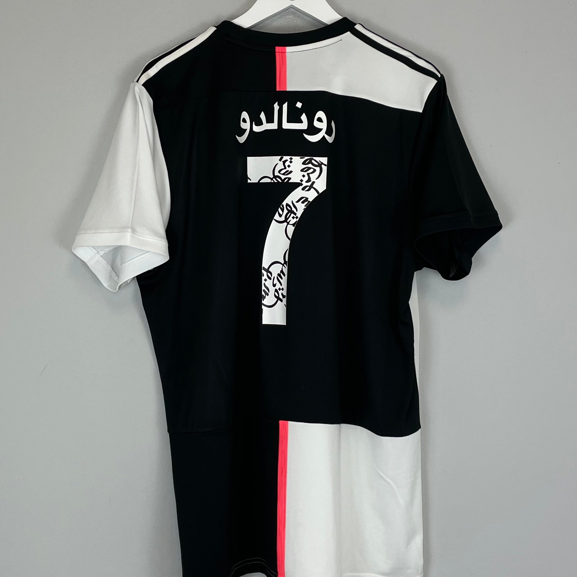 Shop 2019/20 JUVENTUS RONALDO #7 *ARABIC* HOME SHIRT (XL) ADIDAS, classic football shirts, vintage football shirts & retro soccer jerseys at Cult Kits