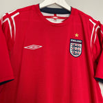 Shop 2004/06 ENGLAND OWEN #10 AWAY SHIRT (L) UMBRO, classic football shirts, vintage football shirts & retro soccer jerseys at Cult Kits