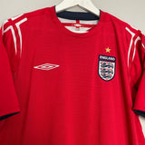 Shop 2004/06 ENGLAND OWEN #10 AWAY SHIRT (L) UMBRO, classic football shirts, vintage football shirts & retro soccer jerseys at Cult Kits