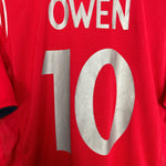 Shop 2004/06 ENGLAND OWEN #10 AWAY SHIRT (L) UMBRO, classic football shirts, vintage football shirts & retro soccer jerseys at Cult Kits
