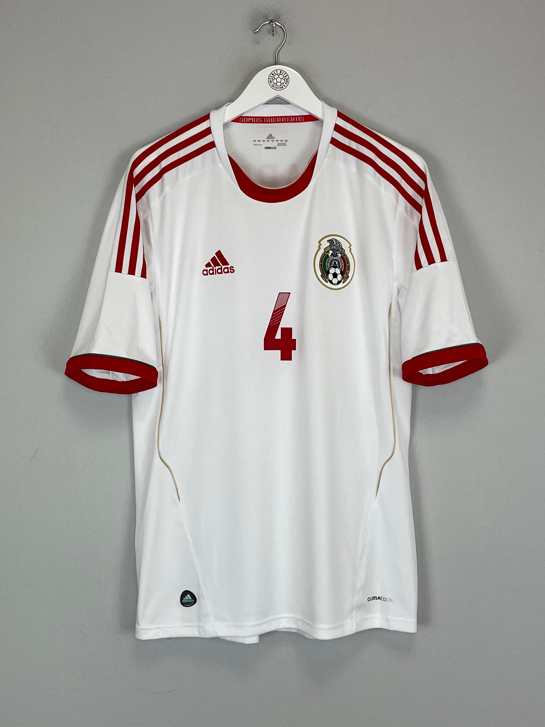 Shop 2011/12 MEXICO R.MARQUEZ #4 AWAY SHIRT (L) ADIDAS, classic football shirts, vintage football shirts & retro soccer jerseys at Cult Kits