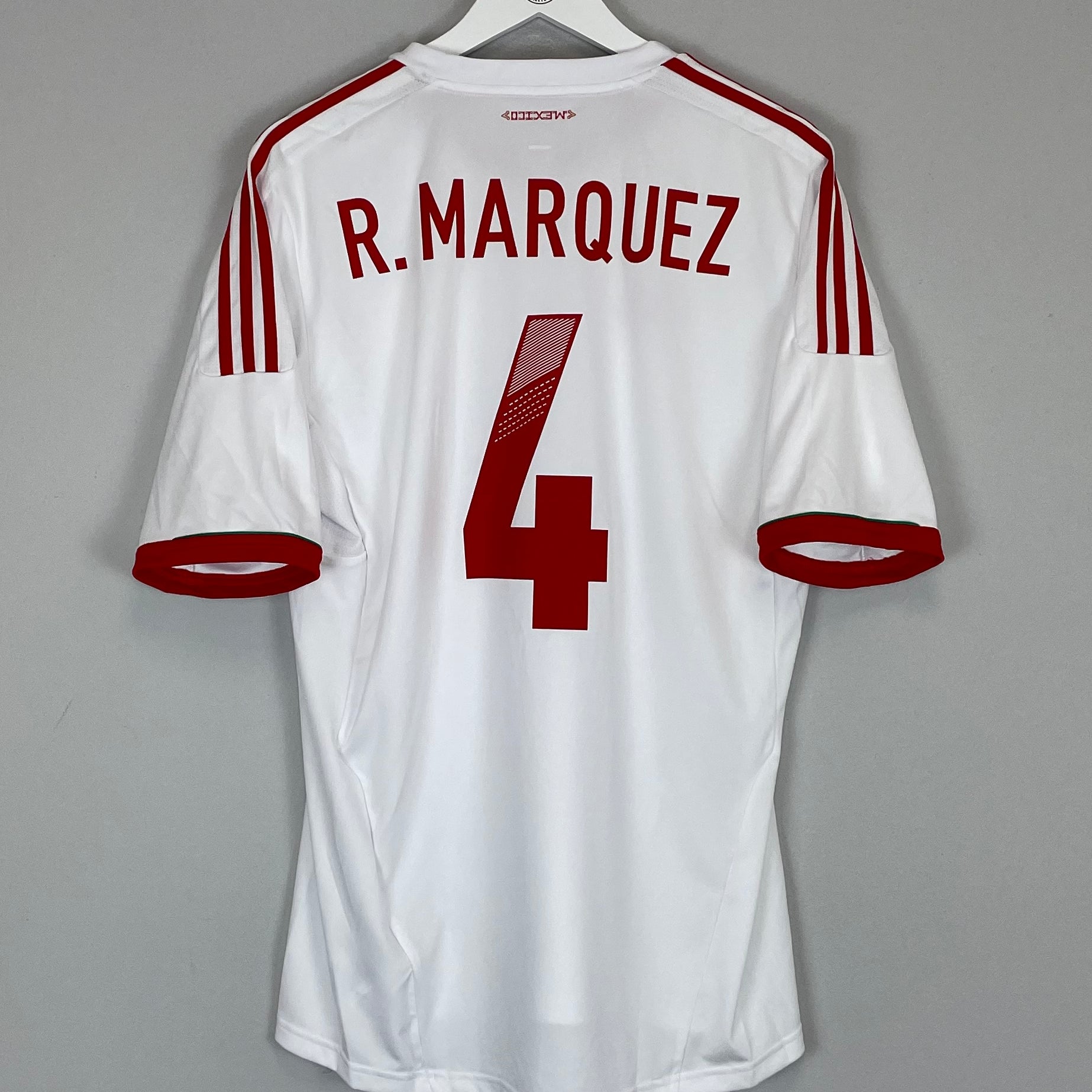 Shop 2011/12 MEXICO R.MARQUEZ #4 AWAY SHIRT (L) ADIDAS, classic football shirts, vintage football shirts & retro soccer jerseys at Cult Kits