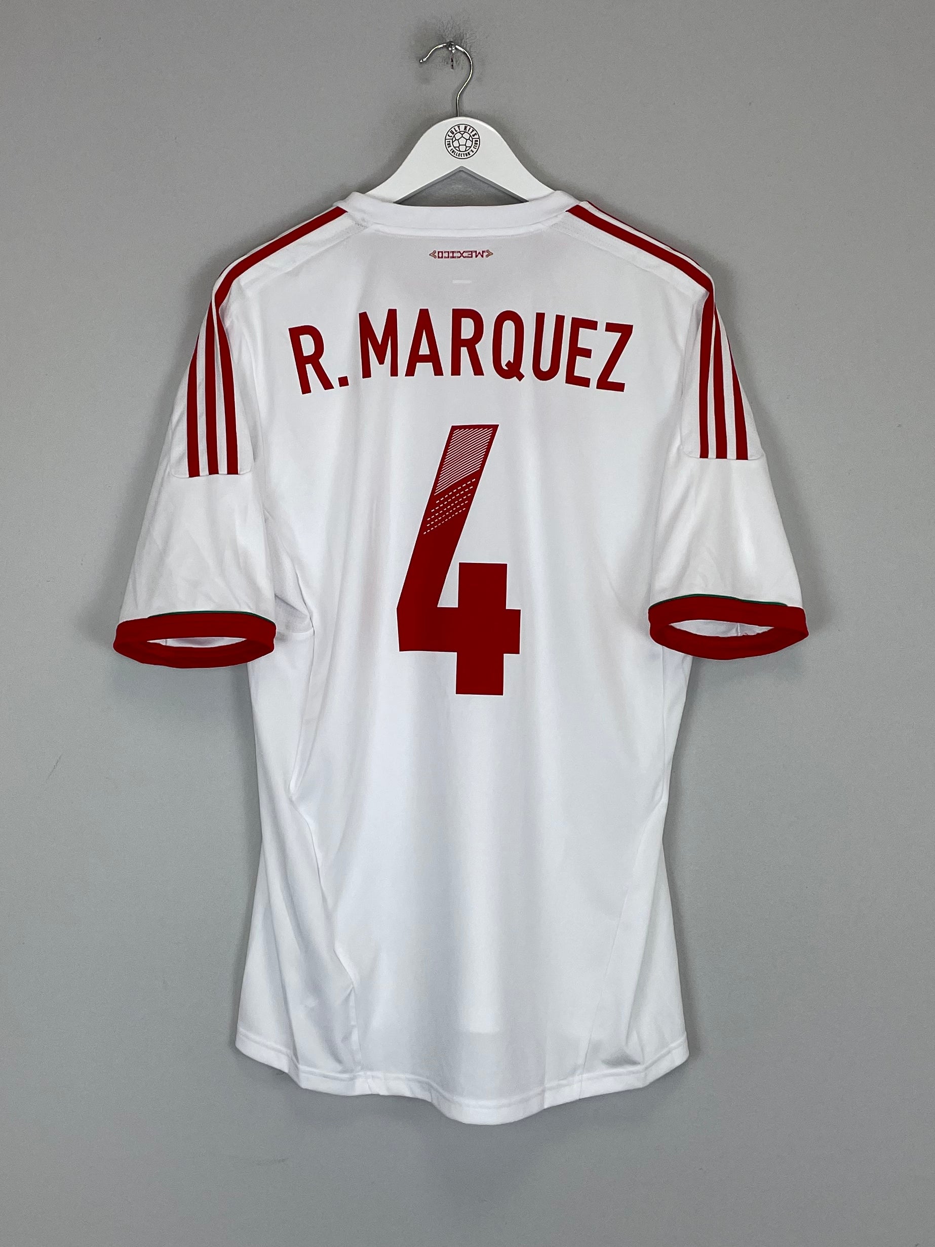 Shop 2011/12 MEXICO R.MARQUEZ #4 AWAY SHIRT (L) ADIDAS, classic football shirts, vintage football shirts & retro soccer jerseys at Cult Kits