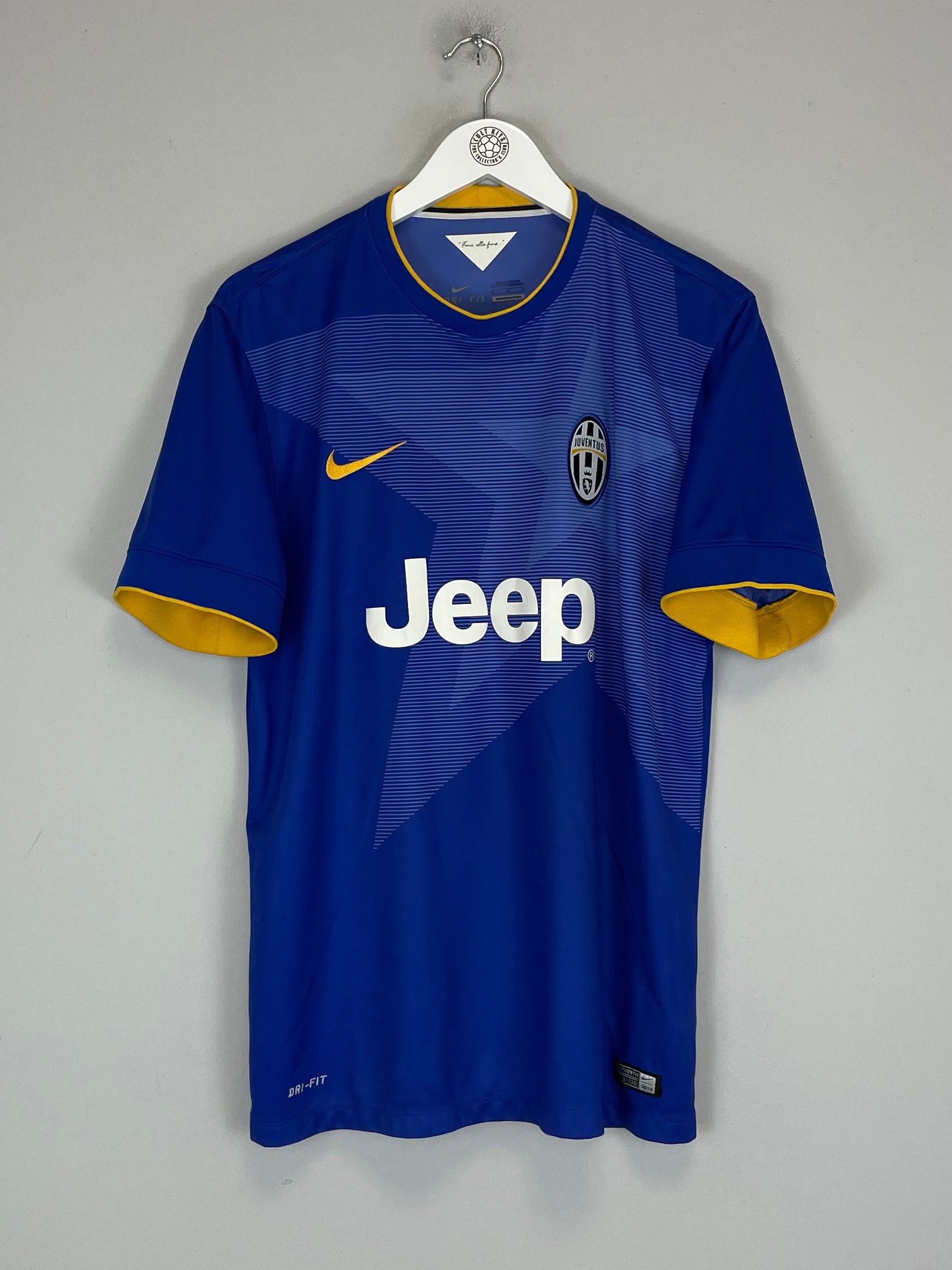 Shop 2014/15 JUVENTUS CHIELLINI #3 AWAY SHIRT (L) NIKE, classic football shirts, vintage football shirts & retro soccer jerseys at Cult Kits