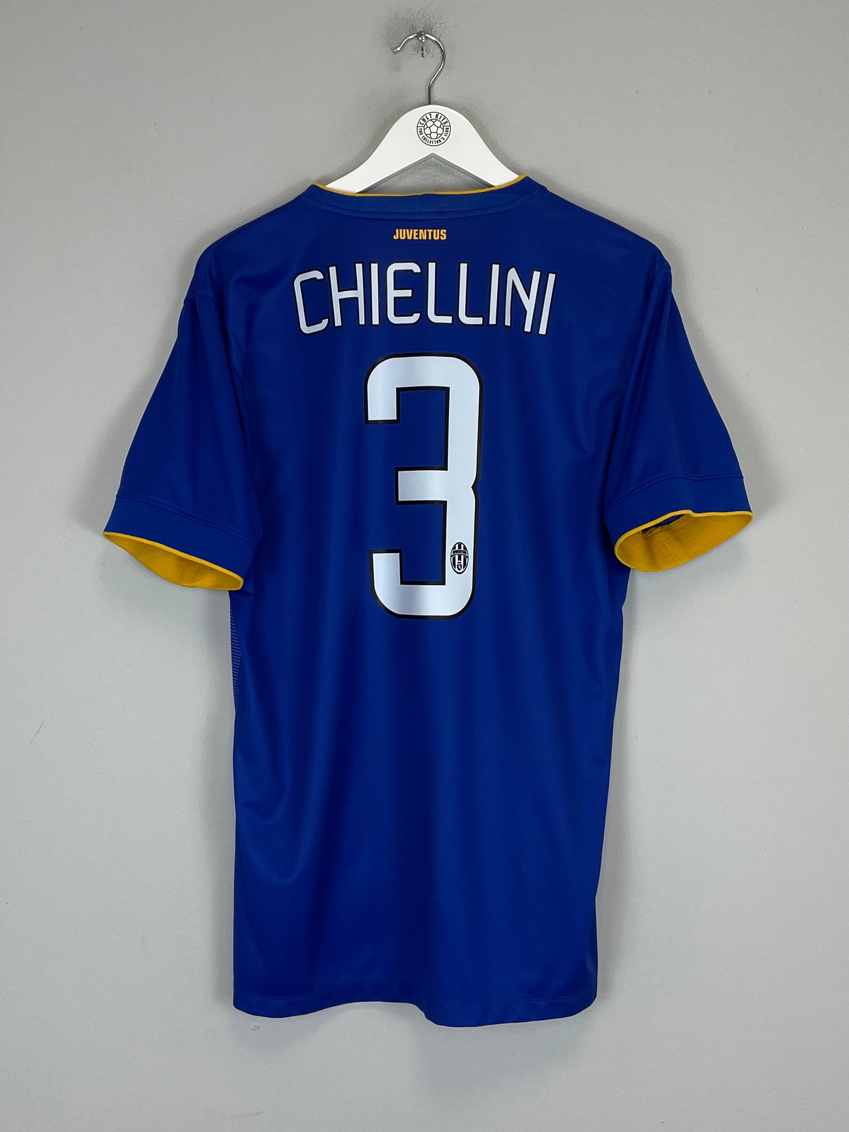 Shop 2014/15 JUVENTUS CHIELLINI #3 AWAY SHIRT (L) NIKE, classic football shirts, vintage football shirts & retro soccer jerseys at Cult Kits