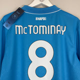 2024/25 NAPOLI MCTOMINAY #8 *BNWT* HOME SHIRT (M) EA7