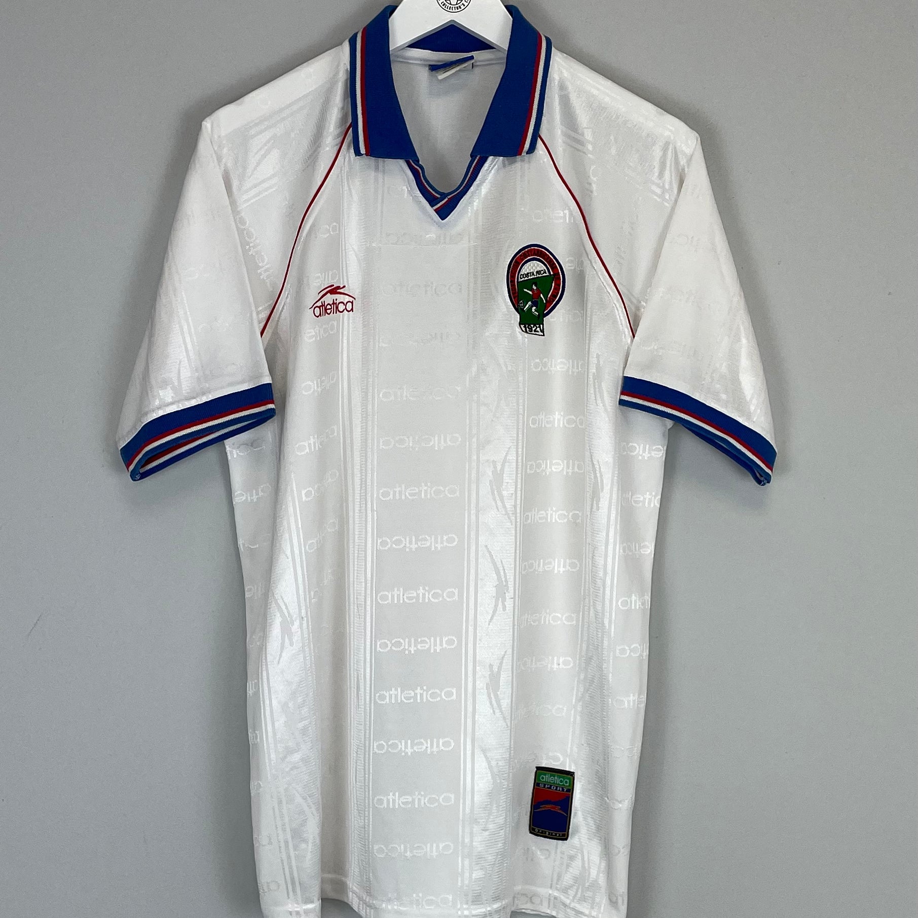 Shop 1999/00 COSTA RICA AWAY SHIRT (M) ATLETICA, classic football shirts, vintage football shirts & retro soccer jerseys at Cult Kits