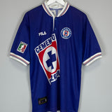1998/99 CRUZ AZUL HOME SHIRT (XL) FILA