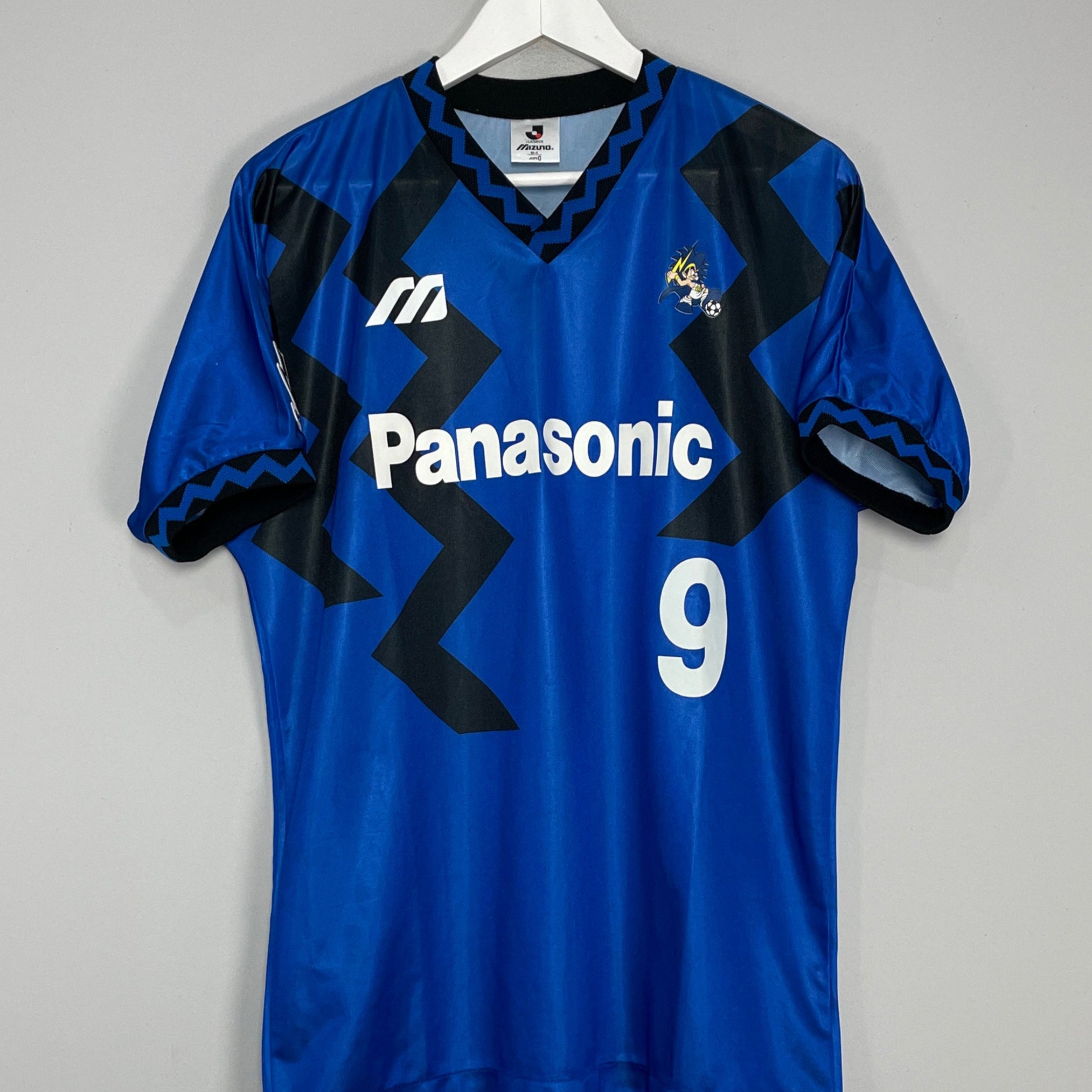 Shop 1993 GAMBA OSAKA #9 HOME SHIRT (L) MIZUNO, classic football shirts, vintage football shirts & retro soccer jerseys at Cult Kits
