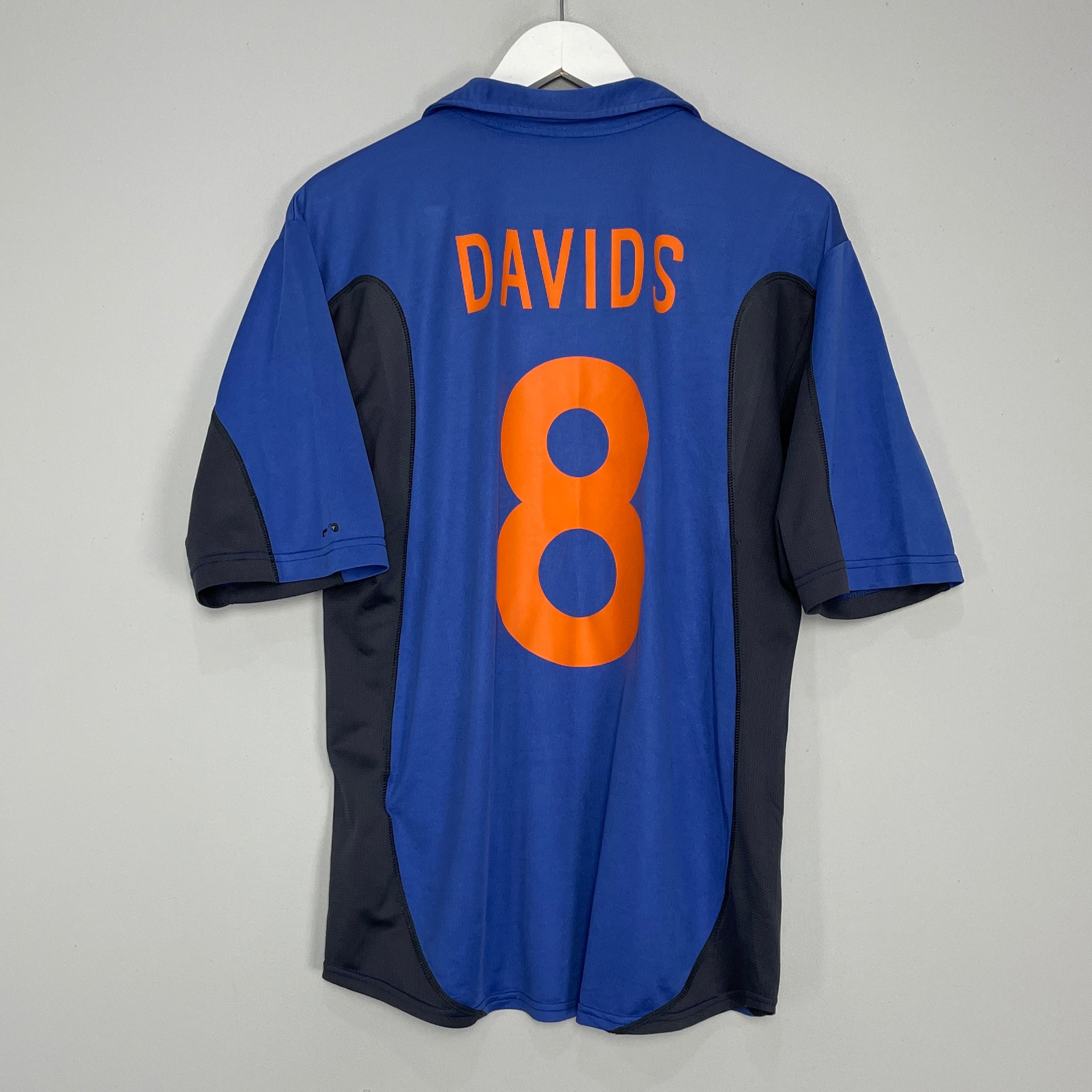 Shop 2000/02 NETHERLANDS DAVIDS #8 AWAY SHIRT (M) NIKE, classic football shirts, vintage football shirts & retro soccer jerseys at Cult Kits