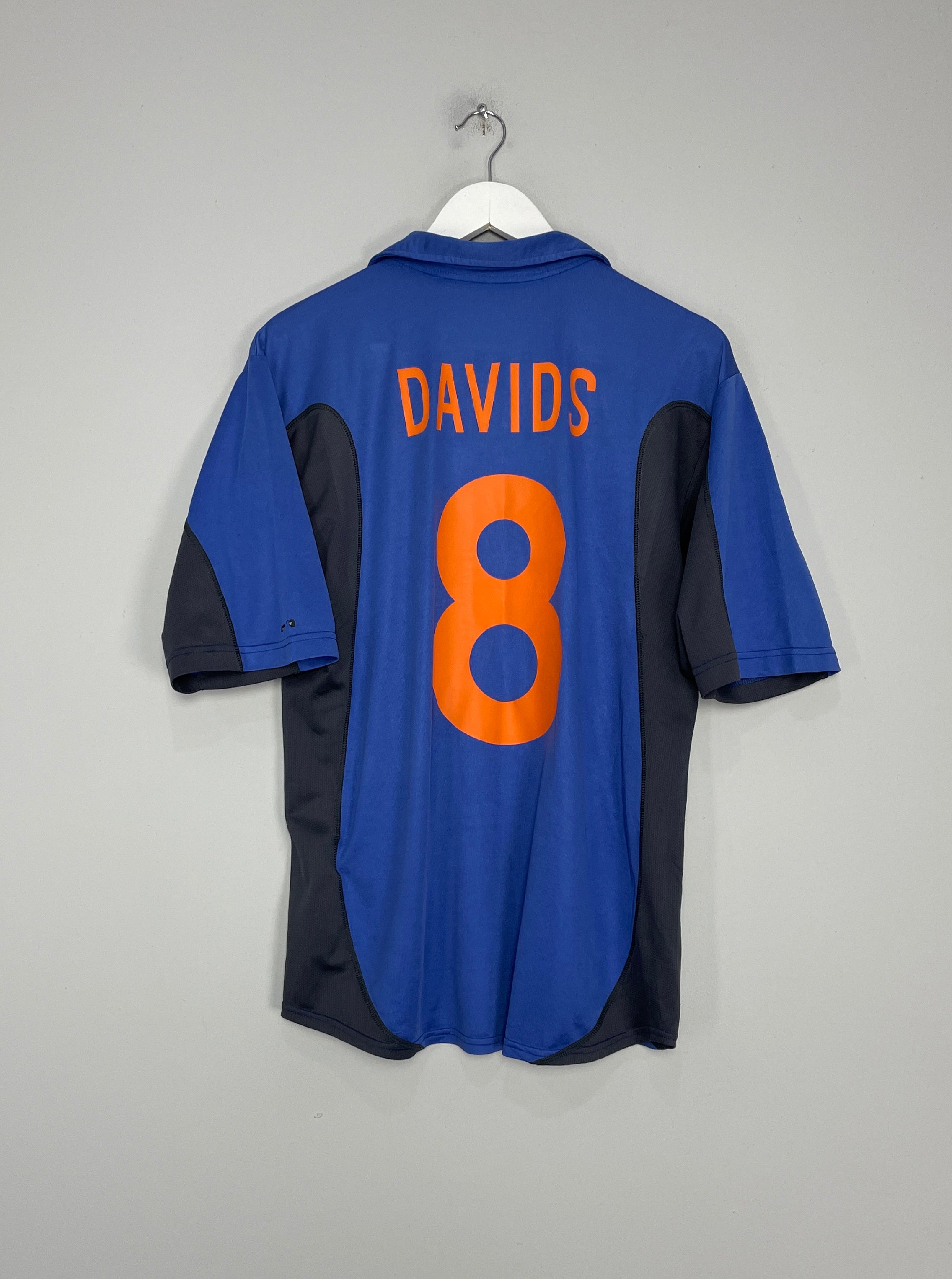 Shop 2000/02 NETHERLANDS DAVIDS #8 AWAY SHIRT (M) NIKE, classic football shirts, vintage football shirts & retro soccer jerseys at Cult Kits