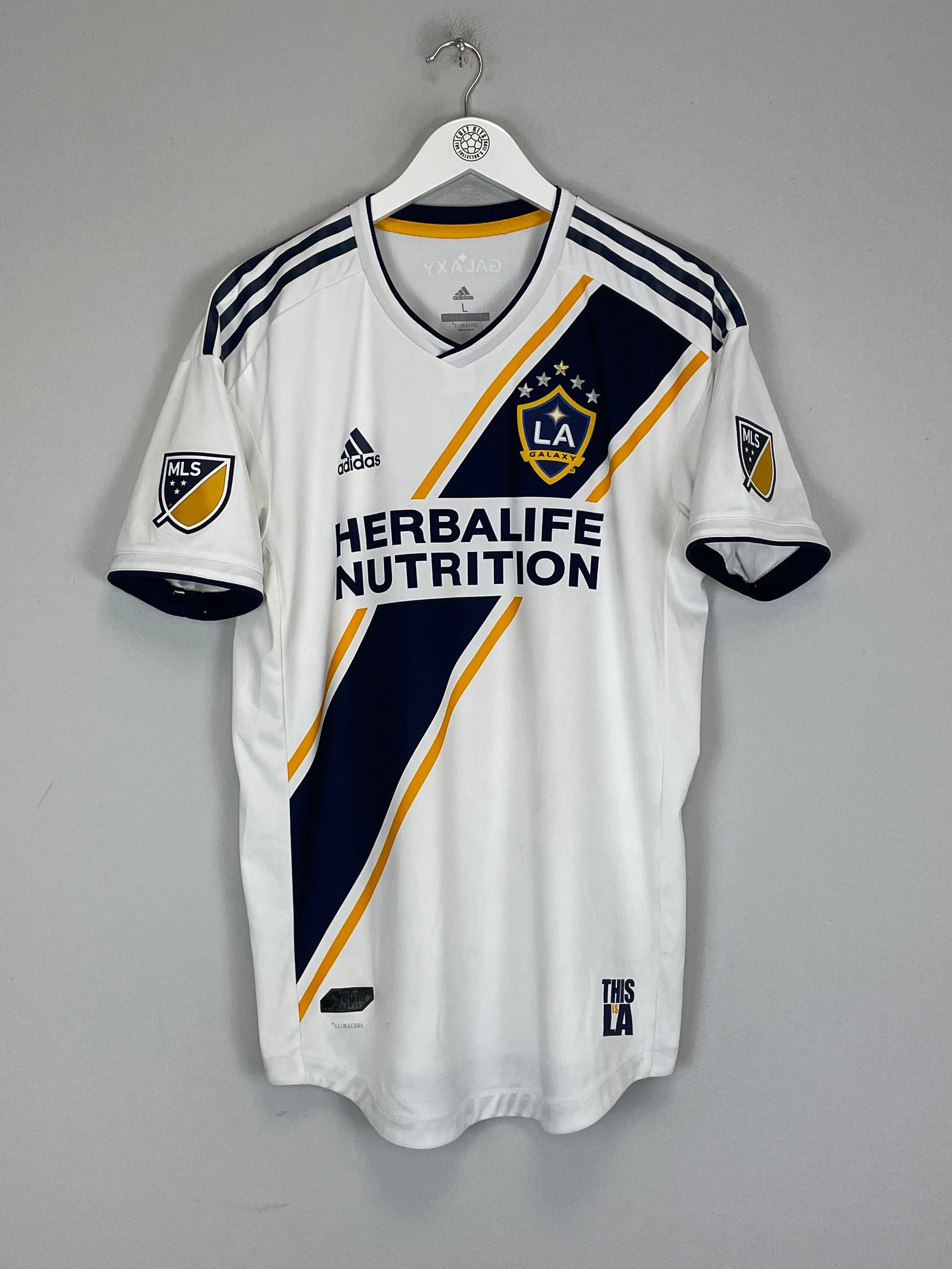 Shop 2018/19 LA GALAXY IBRAHIMOVIC #9 AUTHENTIC HOME SHIRT (L) ADIDAS, classic football shirts, vintage football shirts & retro soccer jerseys at Cult Kits