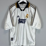 1998/00 REAL MADRID FIGO #10 HOME SHIRT (XL) ADIDAS
