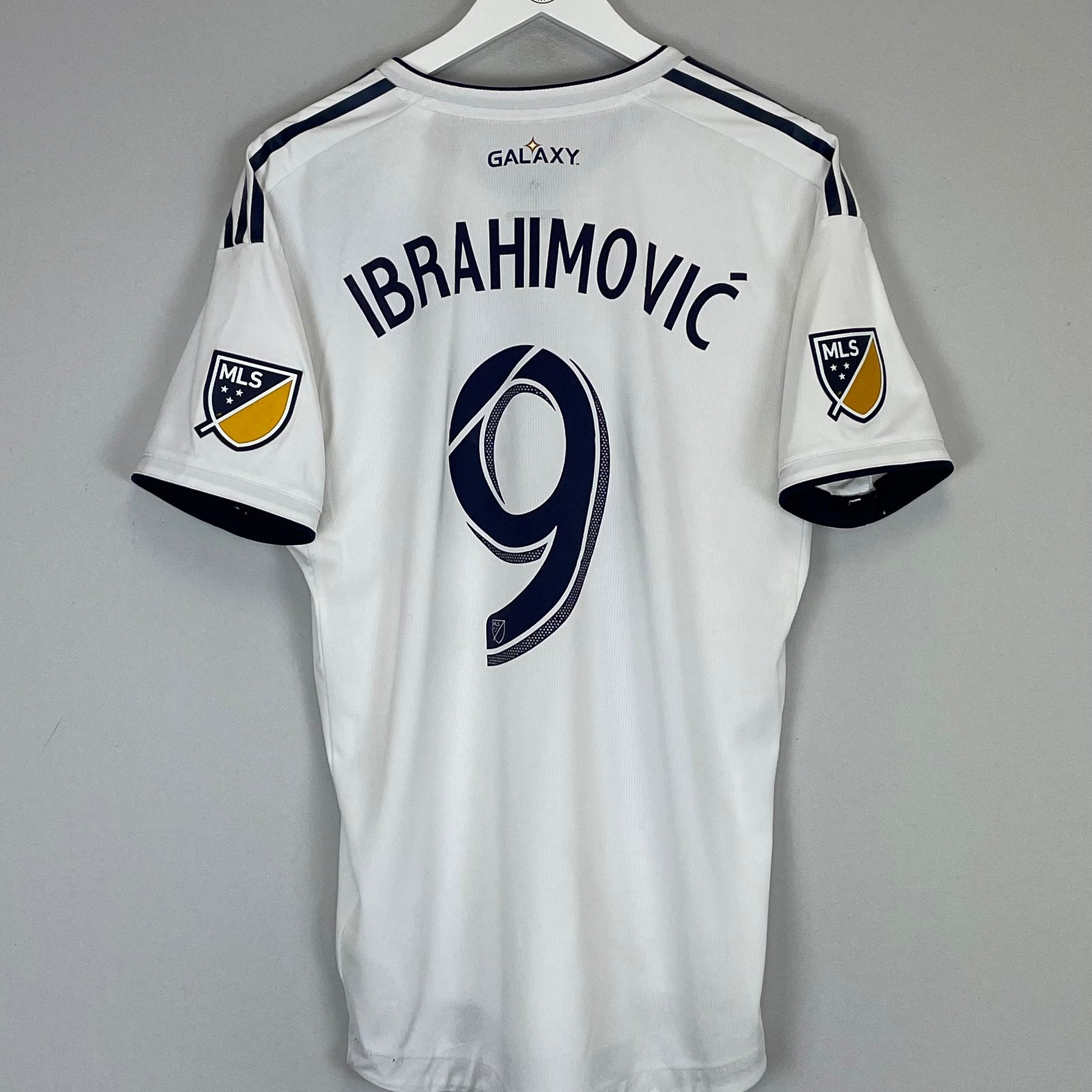 Shop 2018/19 LA GALAXY IBRAHIMOVIC #9 AUTHENTIC HOME SHIRT (L) ADIDAS, classic football shirts, vintage football shirts & retro soccer jerseys at Cult Kits