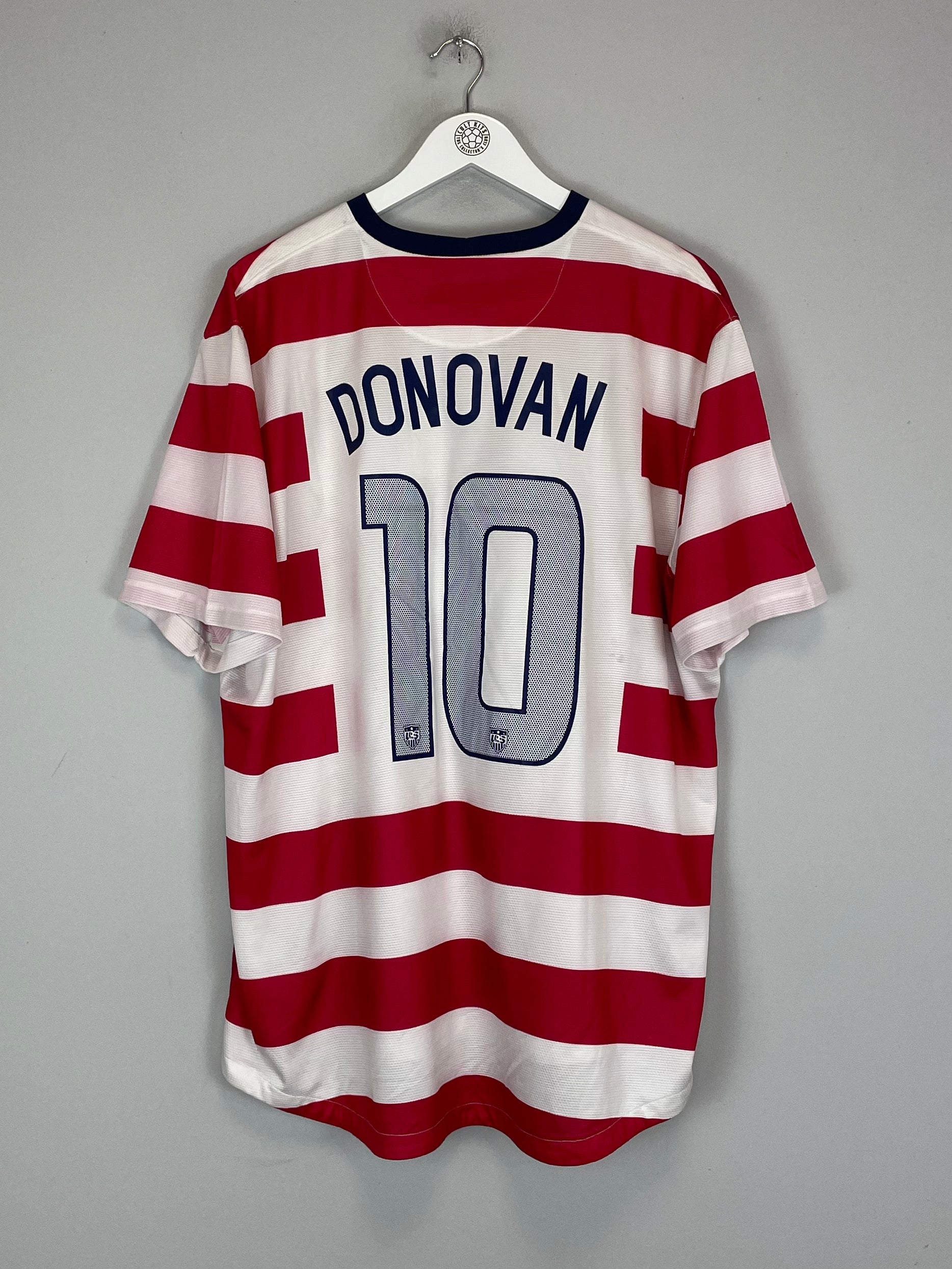 Shop 2012/13 USA DONOVAN #10 HOME SHIRT (XXL) NIKE, classic football shirts, vintage football shirts & retro soccer jerseys at Cult Kits