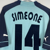 2002/03 LAZIO SIMEONE #14 THIRD SHIRT (XL) PUMA