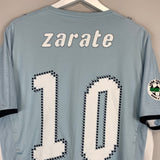 2008/09 LAZIO ZARATE #10 *MATCH ISSUE* HOME SHIRT (L) PUMA