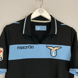 2012/13 LAZIO KLOSE #11 *MATCH ISSUE* AWAY SHIRT (L) MACRON