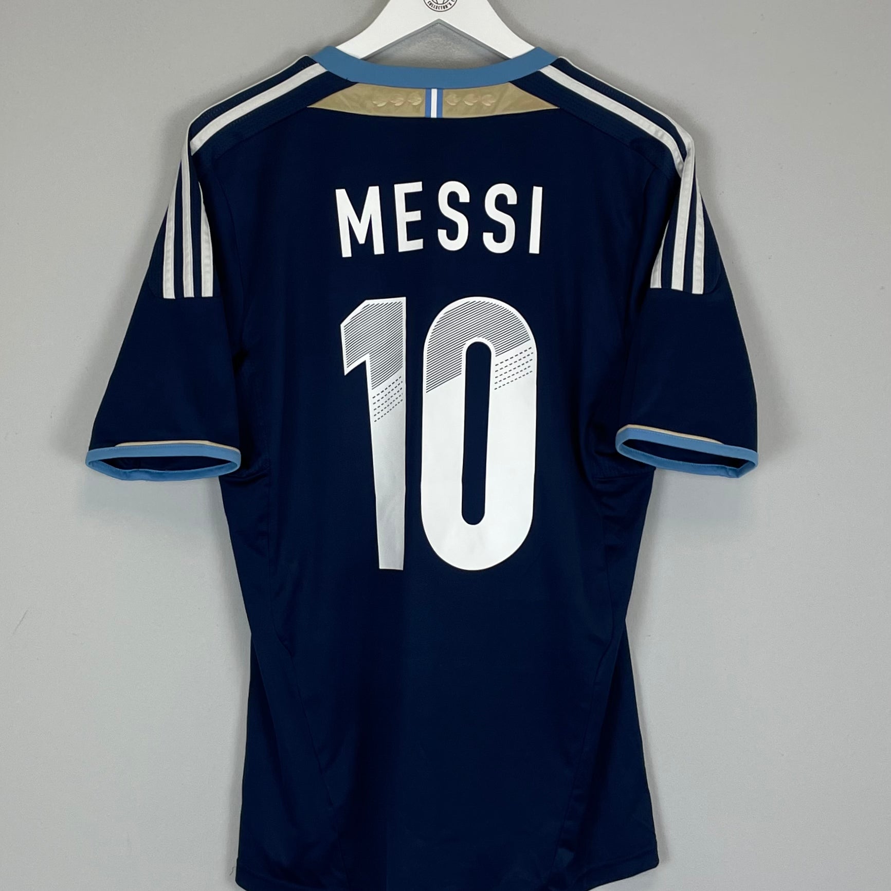 Shop 2011/13 ARGENTINA MESSI #10 AWAY SHIRT (M) ADIDAS, classic football shirts, vintage football shirts & retro soccer jerseys at Cult Kits