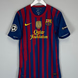 Shop 2011/12 BARCELONA MESSI #10 C/L HOME SHIRT (S) NIKE, classic football shirts, vintage football shirts & retro soccer jerseys at Cult Kits