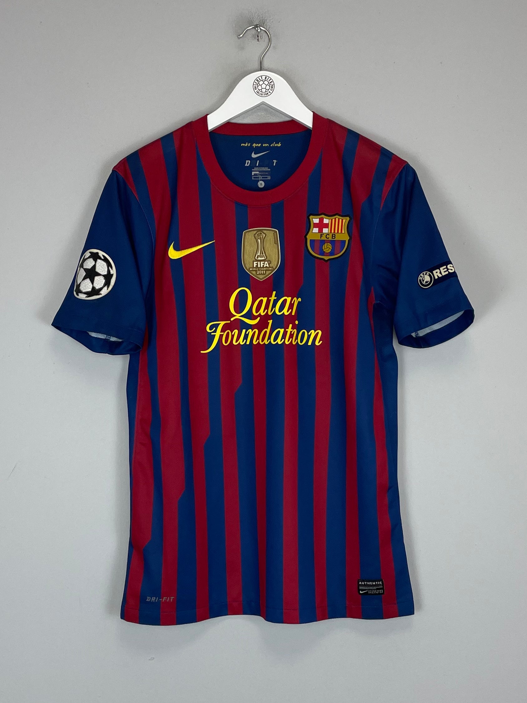 Shop 2011/12 BARCELONA MESSI #10 C/L HOME SHIRT (S) NIKE, classic football shirts, vintage football shirts & retro soccer jerseys at Cult Kits