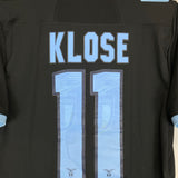 2012/13 LAZIO KLOSE #11 *MATCH ISSUE* AWAY SHIRT (L) MACRON